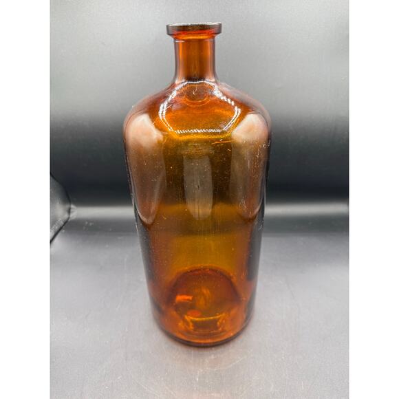 Vintage American Amber Glass Apothecary/Medicine Bottle - great cond - Picture 3 of 7
